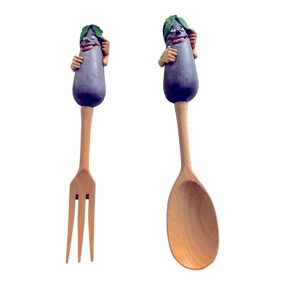 Neon Salad Serving Utensils